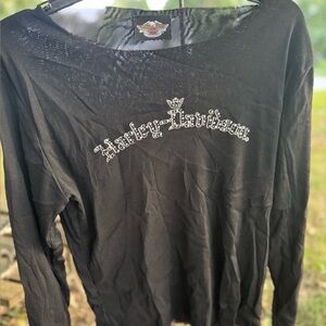 Harley-Davidson Black and‎ Gold Eagle Emblem
